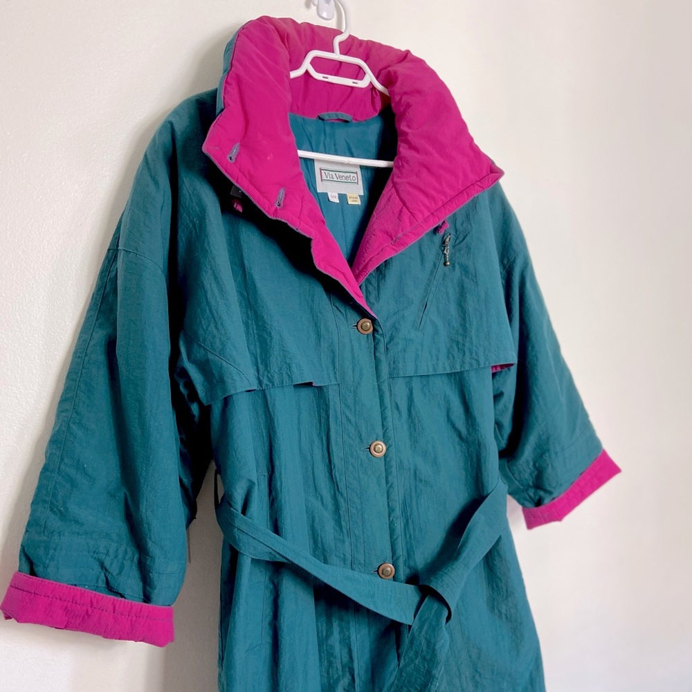 Vintage Via Veneto Trench Coat - Picture 2 of 9